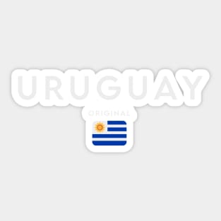 Uruguay flag, uruguayan flag Sticker
